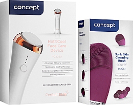 Düfte, Parfümerie und Kosmetik Gesichtsreinigungsset - Concept Perfect Skin (Reinigungsgerät 1 St. + Reinigungsbürste 1 St.)
