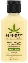 Düfte, Parfümerie und Kosmetik Körpermilch mit Ananas und Melone - Hempz Sweet Pineapple & Honey Melon Moisturizer