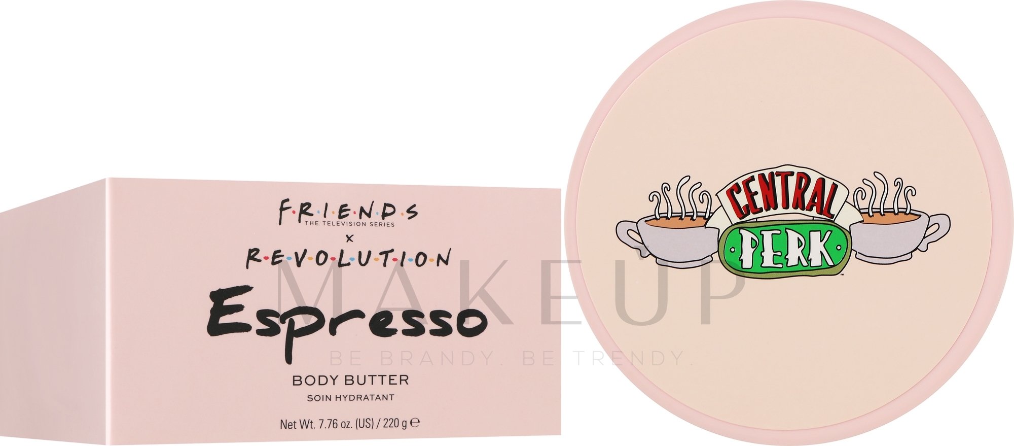 Körperbutter Espresso - Makeup Revolution X Friends Espresso Body Butter — Bild 220 g