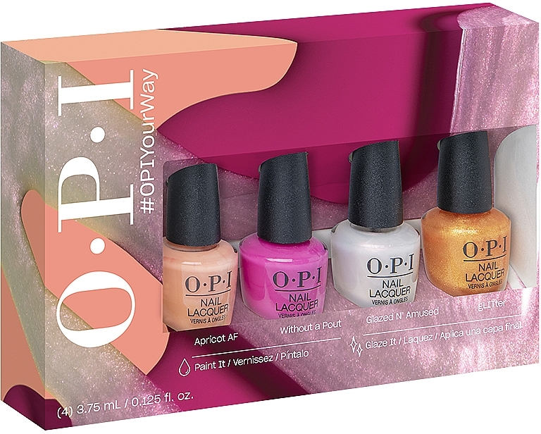 Set - OPI Spring 2024 Your Way Collection Nail Lacquer (Nagellack 4x3,75ml)  — Bild N3