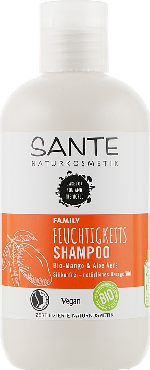 Feuchtigkeitsspendendes Bioshampoo mit Mango und Aloe - Sante Family Moisturising Shampoo — Bild N1
