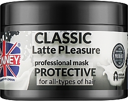 Schützende Haarmaske für alle Haartypen - Ronney Mask Classic Latte Pleasure Protective — Bild N1