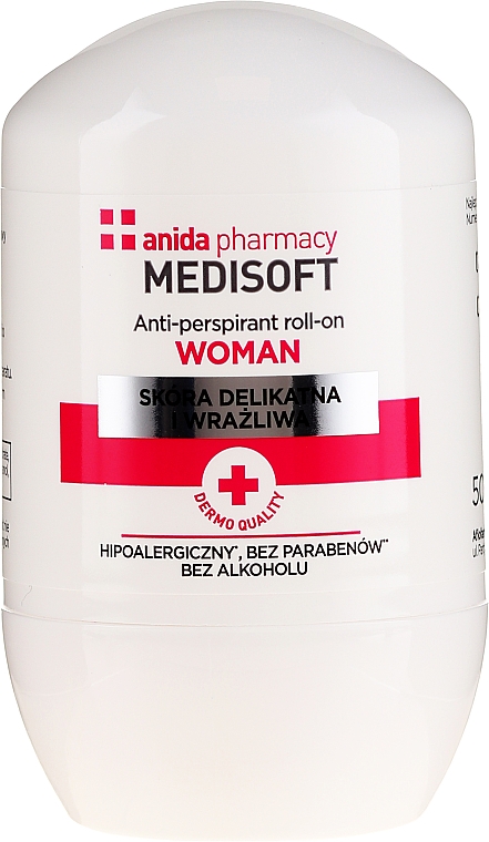 Deo Roll-on Antitranspirant - Anida Pharmacy Medisoft Woman Deo Roll-On