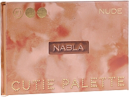 Düfte, Parfümerie und Kosmetik Lidschattenpalette - Nabla Cutie Collection Palette Nude