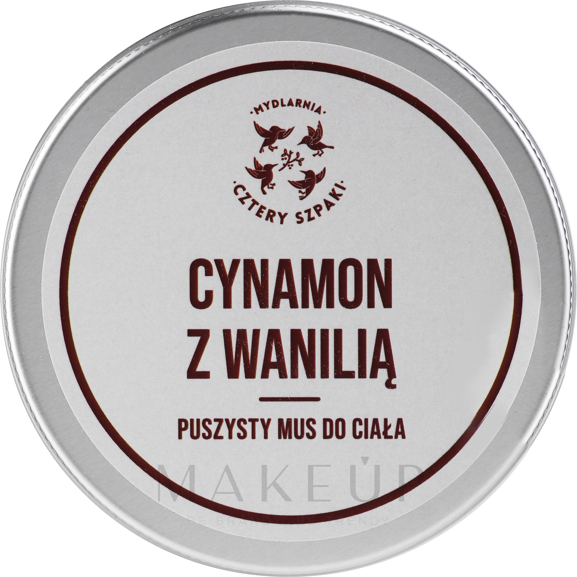 Körpermousse mit Zimt und Vanille - Cztery Szpaki — Bild 150 ml