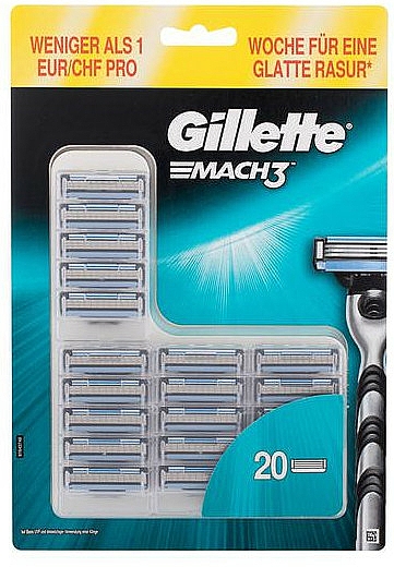 Ersatzklingen 20 St. - Gillette Mach3 — Bild N1