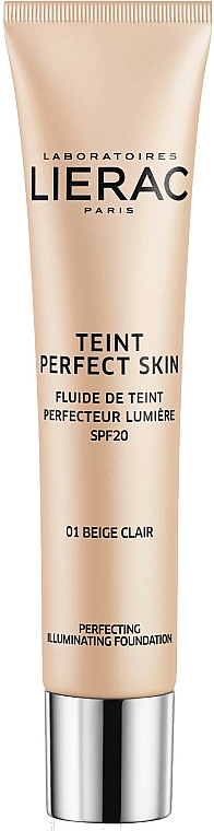 Illuminierende Foundation LSF 20 - Lierac Teint Perfect Skin Illuminating Fluid SPF20 — Bild N1