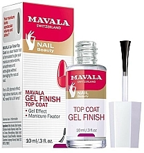 Düfte, Parfümerie und Kosmetik Nagelüberlack mit Gel-Effekt - Mavala Top Coat Gel Finish