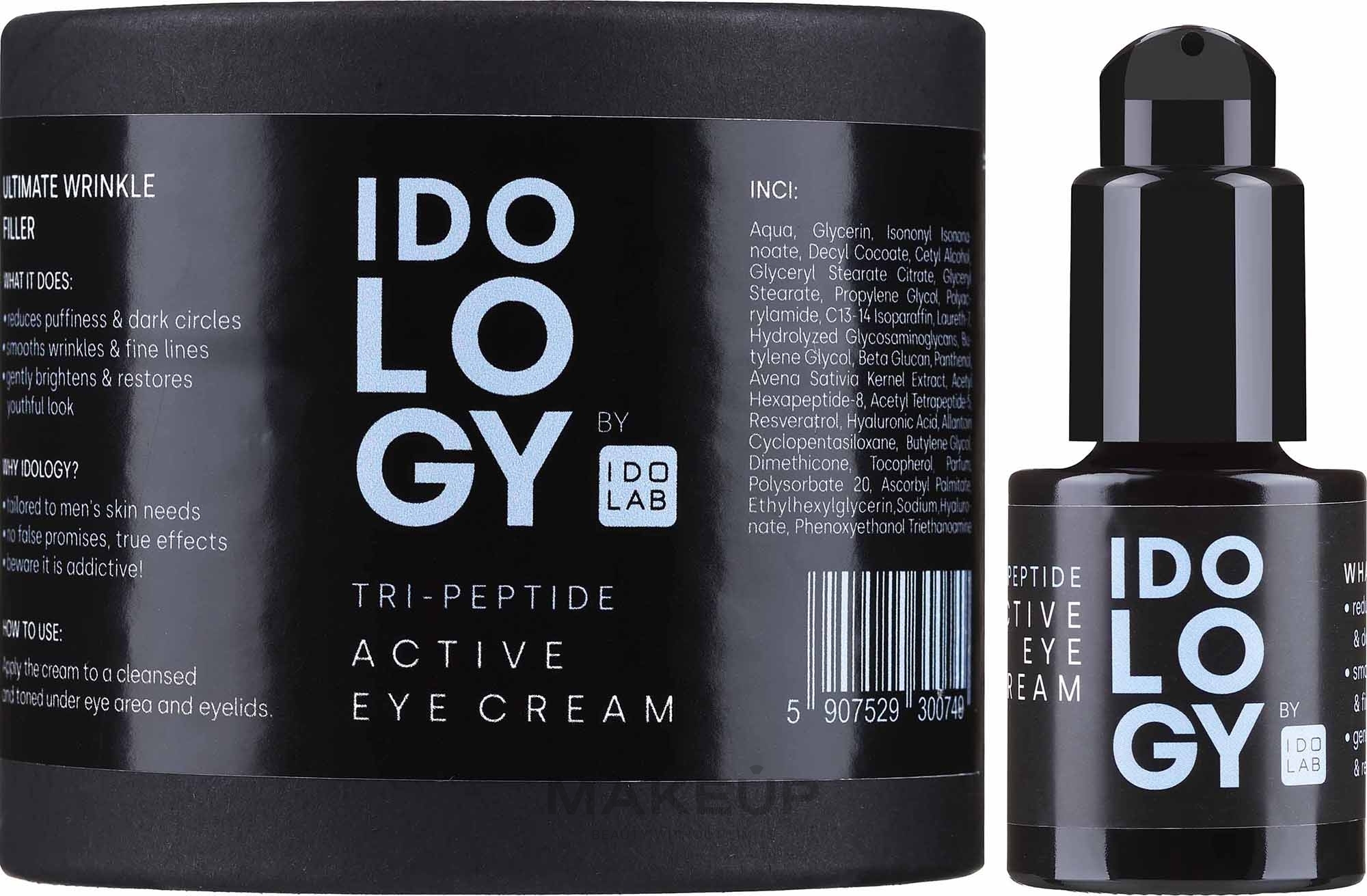 Augencreme - Idolab Idology Tri-peptide Eye Cream — Bild 15 ml