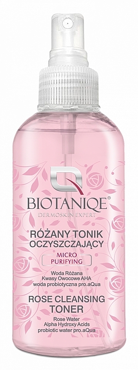 Gesichtsreinigungstoner - Biotaniqe Rose Cleansing Toner — Bild N2