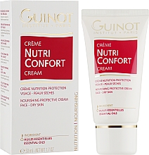 Pflegende und schützende Gesichtscreme für trockene Haut mit ätherischen Ölen - Guinot Creme Nutrition Confort — Bild N2