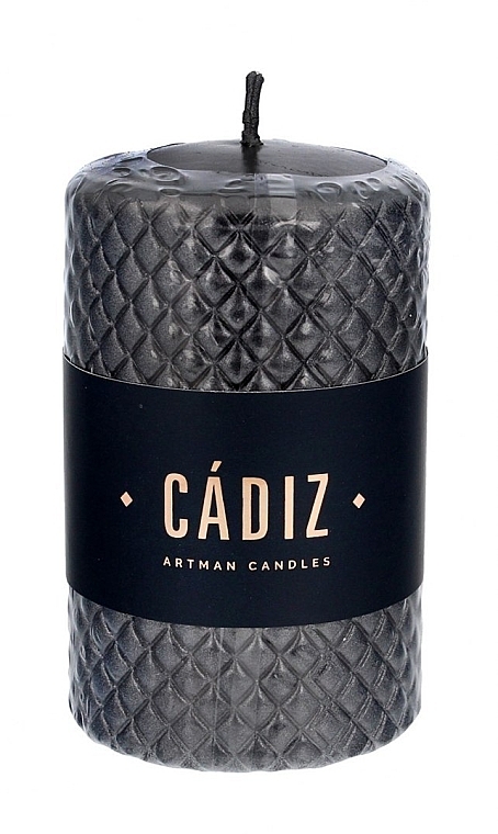 Dekorative Kerze 7.3x11 cm schwarz - Artman Cadiz — Bild N1