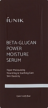 Feuchtigkeitsspendendes und beruhigendes Gesichtsserum - iUNIK Beta-Glucan Power Moisture Serum (Probe) — Bild N1