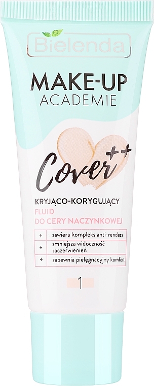 Korrigierendes Fluid - Bielenda Make-Up Academie Cover ++ — Bild N1