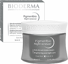 Aufhellende Nachtcreme für empfindliche Haut - Bioderma Pigmentbio Night Renewer Brightening Overnight Care — Bild N2