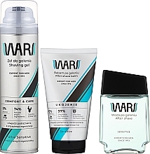 Gesichtspflegeset - Wars Expert For Men Sensitive (After Shave Lotion 90ml + After Shave Balsam 125ml + Rasiergel 200ml) — Bild N2