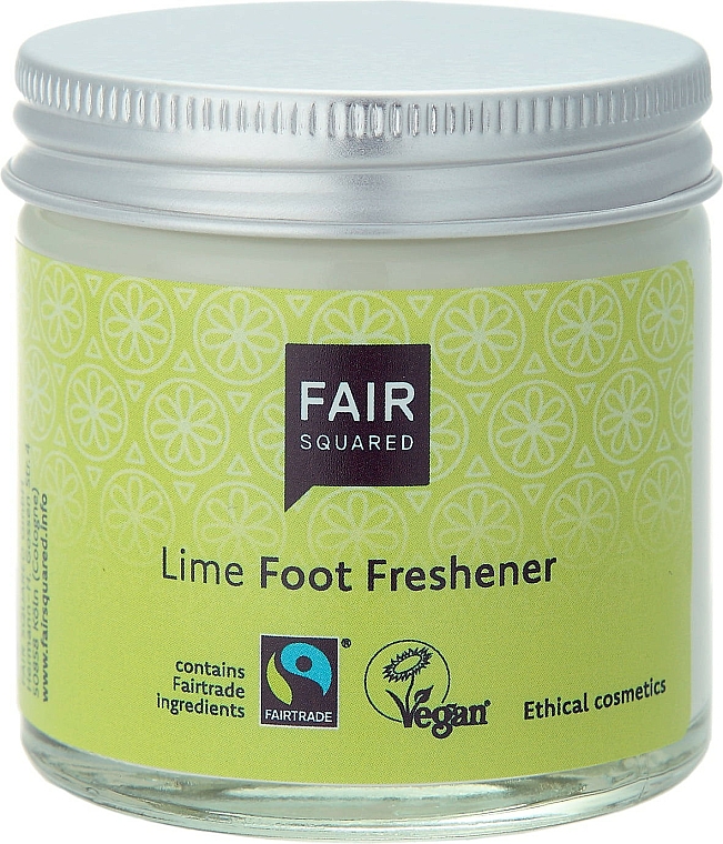 Erfrischende Fußcreme Limette - Fair Squared Lime Foot Freshener — Bild N1