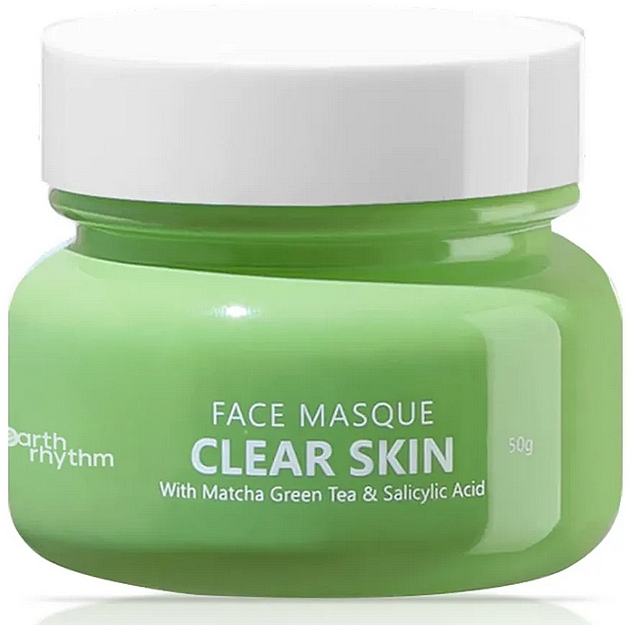 Matcha-Grüntee-Gesichtsmaske - Earth Rhythm Clear Skin Face Masque With Matcha Green Tea — Bild N2