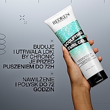 Modelliergel für lockiges Haar - Redken Sculpting Curl Gel  — Bild N2