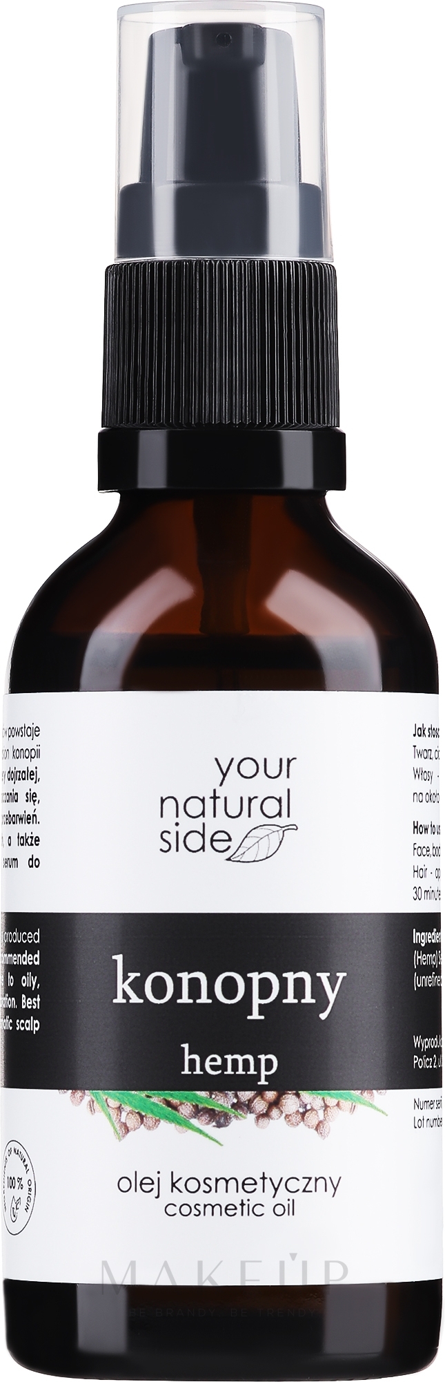 Hanföl - Your Natural Side Hemp Organic Oil — Bild 50 ml