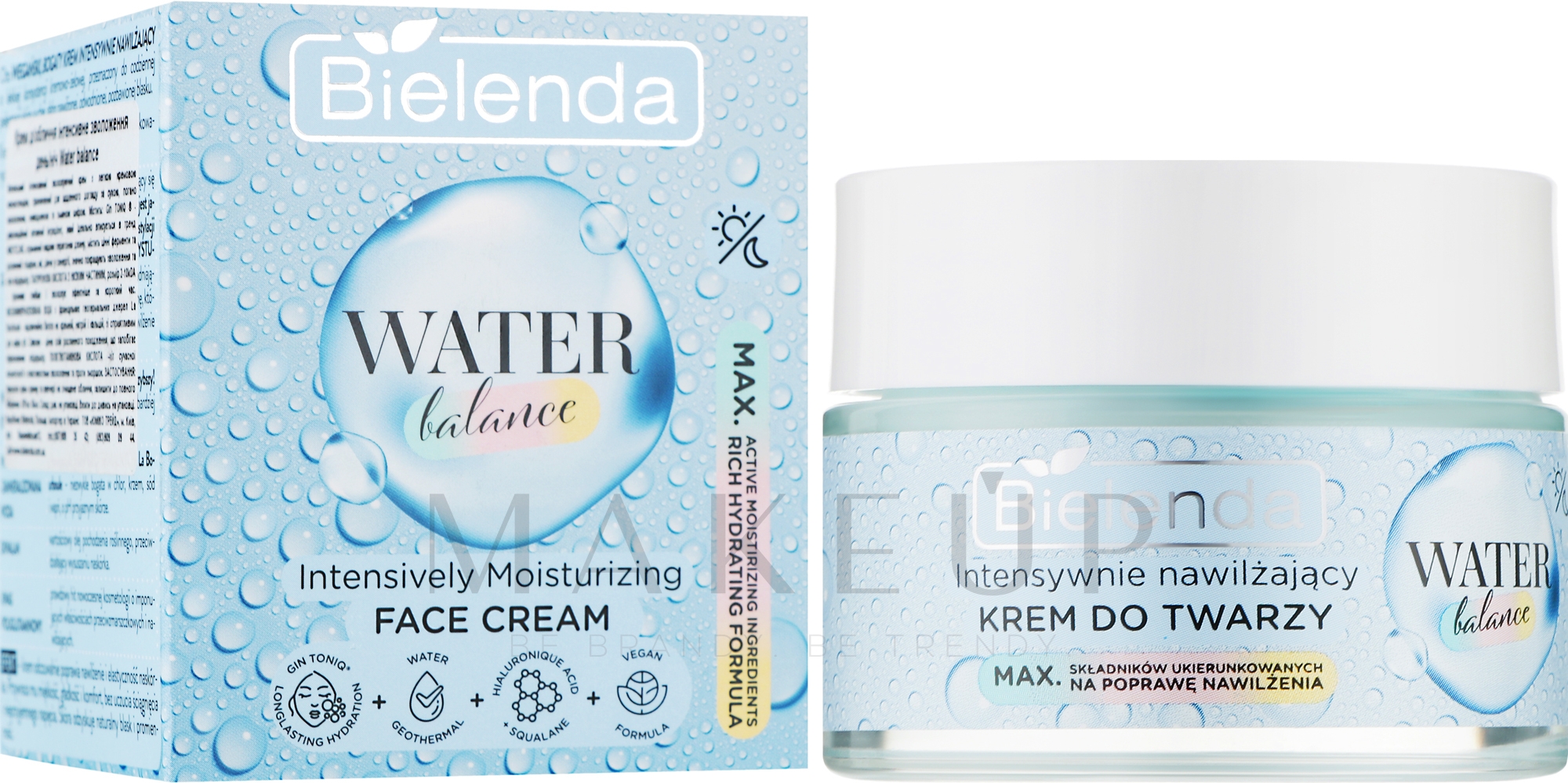 Feuchtigkeitsspendende Gesichtscreme - Bielenda Water Balance Moisturizing Face Cream — Bild 50 ml