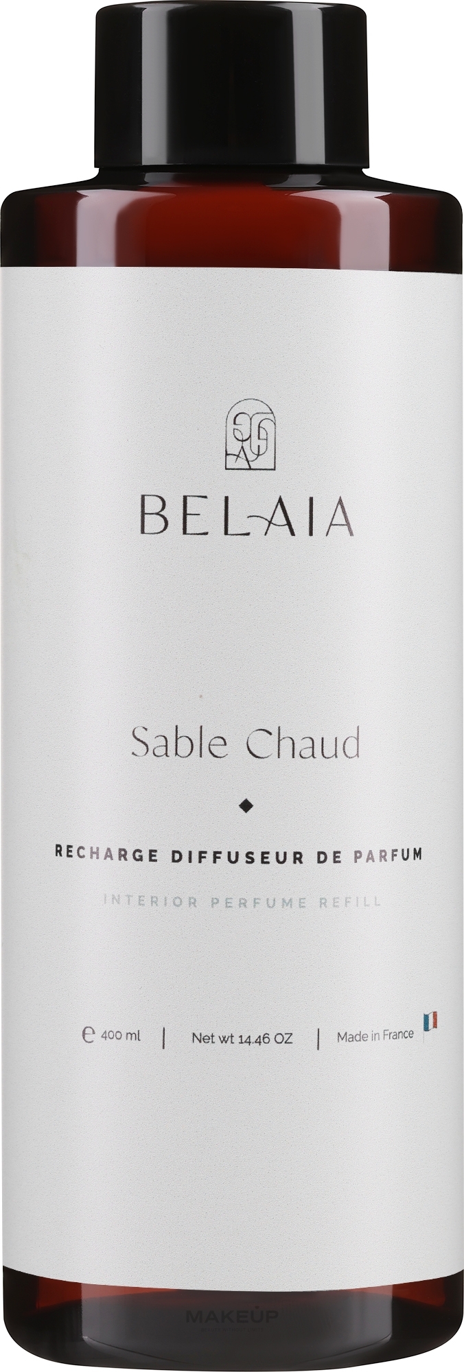 Nachfüller für Raumerfrischer Warmer Sand - Belaia Sable Chaud Perfume Diffuser Refill — Bild 400 ml