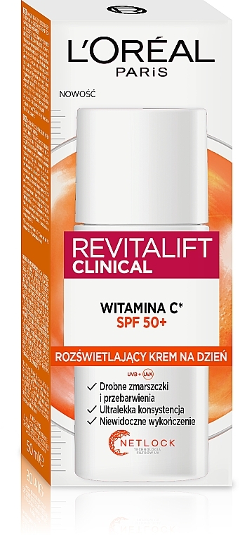 Leuchtende Tagescreme mit SPF 50+ - L'Oreal Paris Revitalift Clinical — Bild N3