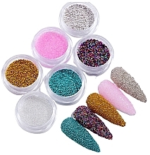 Düfte, Parfümerie und Kosmetik Kaviarperlen für Nägel 6 St. - Deni Carte Nail Art Caviar Beads