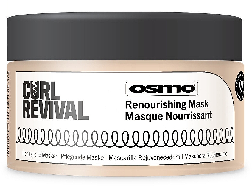Revitalisierende Maske für lockiges Haar - Osmo Curl Revival Renourishing Mask  — Bild N1
