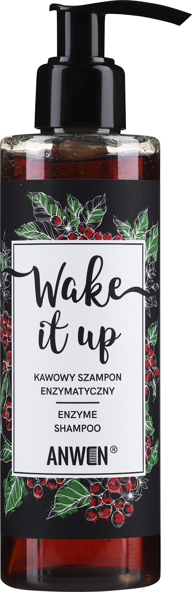 Enzymatisches Shampoo mit Kaffeeduft - Anwen Wake It Up Shampoo — Bild 200 ml