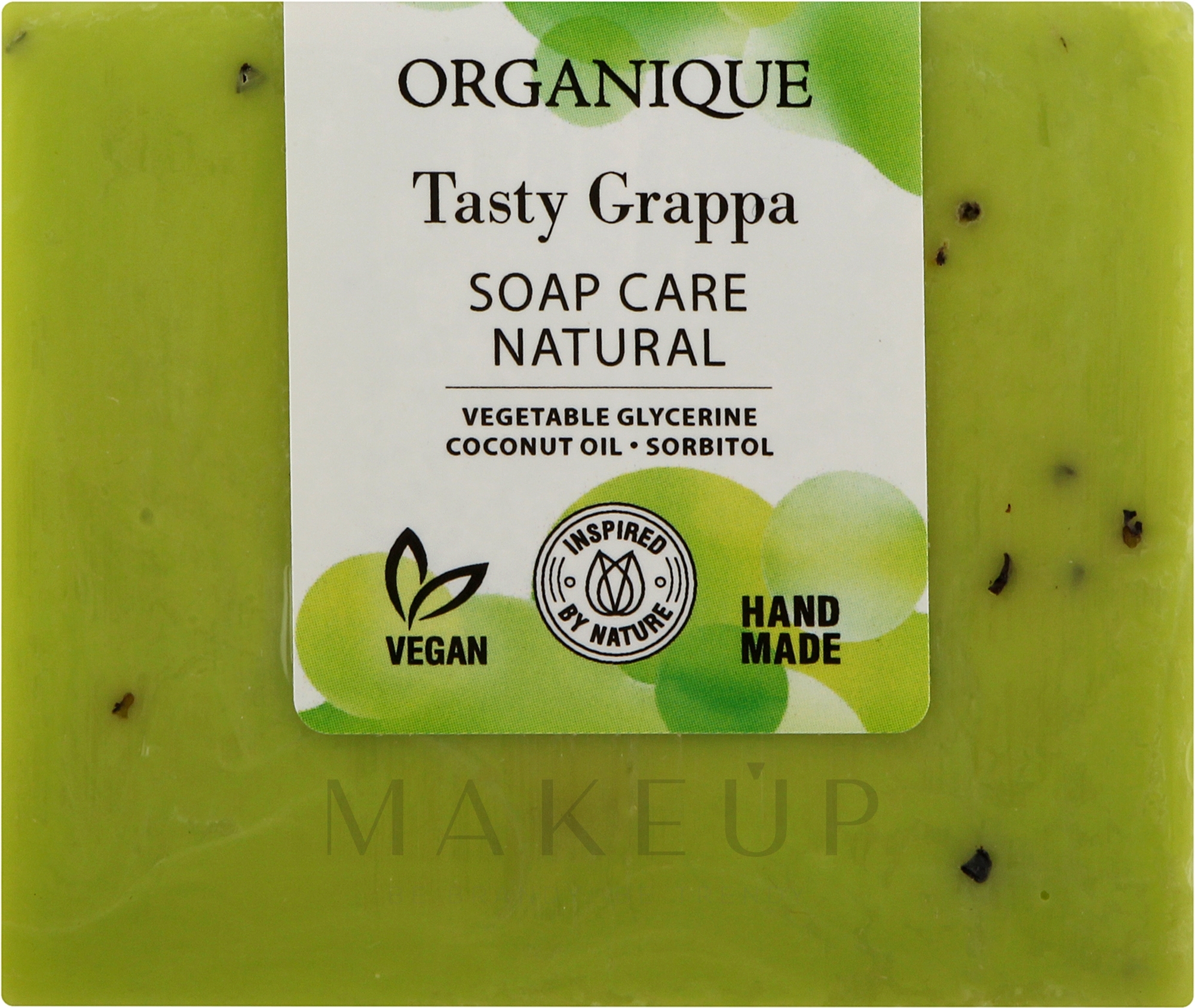 Natürliche pflegende Seife - Organique Soap Care Natural Tasty Grappa — Bild 100 g