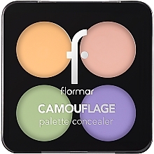 Düfte, Parfümerie und Kosmetik Gesichts-Concealer-Palette - Flormar Camouflage Palette 