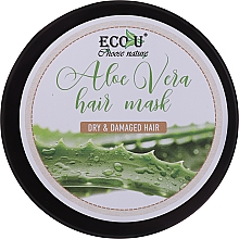 Düfte, Parfümerie und Kosmetik Haarmaske mit Aloe Vera für trockenes und strapaziertes Haar - Eco U Aloe Mask