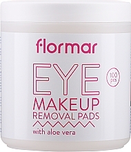 Abschminkpads mit Aloe Vera - Flormar Eye Make-Up Removal Pads with Aloe-Vera — Bild N2