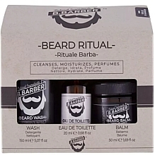 Düfte, Parfümerie und Kosmetik Set - B.Barber Beard Ritual Kit (b/wash/150ml + balm/50ml + parfum/20ml)