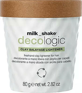 Aufhellende Tonerde für Haare - Milk_Shake Decologic Clay Balayage Destaining Lightener — Bild N3