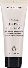 Düfte, Parfümerie und Kosmetik Gesichtsmaske - Löwengrip Instant Glow Triple Peel Mask 