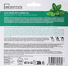 Gesichtsmaske mit grünem Tee - IDC Institute Face Mask — Bild N2