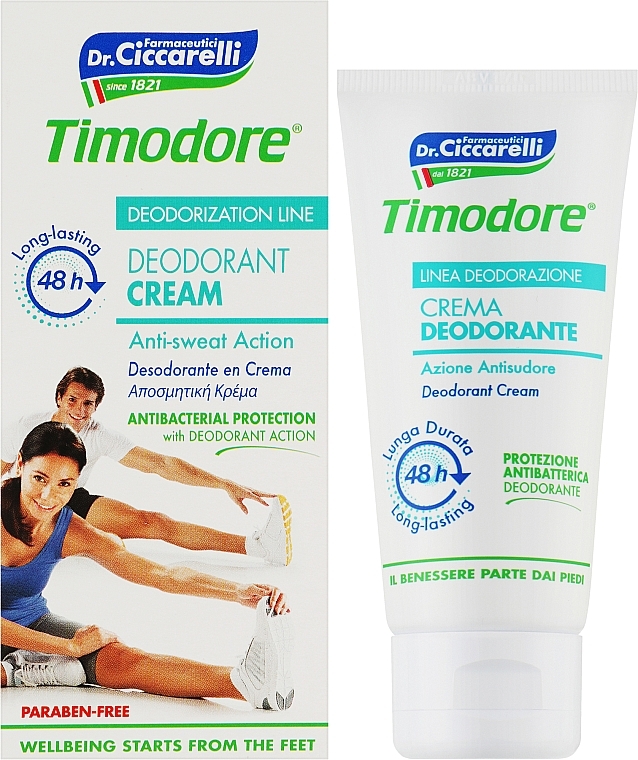Fußdeocreme - Timodore Deodorant Cream 48H — Bild N2