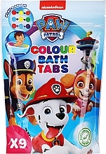 Düfte, Parfümerie und Kosmetik Farbige Badetabletten blaue Verpackung - Nickelodeon Paw Patrol Movie Colour Bath Tabs