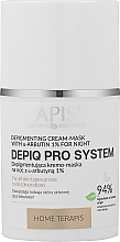 Depigmentierende Nachtcreme-Maske mit Arbutin 1% - APIS Professional Depiq Pro System Depigmenting Cream-Mask  — Bild N1