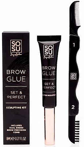 Sosu Cosmetics Brow Glue Sculpting Kit - Augenbrauen-Set — Bild N1