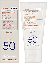 Sonnencreme für das Gesicht - Korres Yoghurt Sunscreen Face & Eyes Cream SPF50 — Bild N2