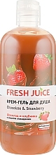 Duschgel-Creme Schokolade und Erdbeeren - Fresh Juice Love Attraction Chocolate & Strawberry — Bild N6
