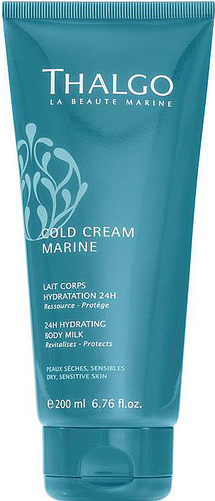Feuchtigkeitsspendende Körpermilch für empfindliche und trockene Haut - Thalgo Cold Marine 24h Hydrating Body Milk — Bild N1