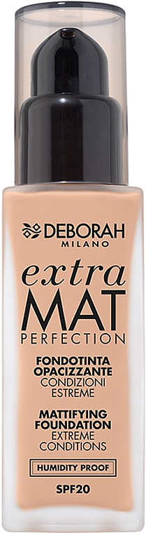 Mattierende Foundation LSF 20 - Deborah Extra Mat Perfection SPF20 — Bild N1