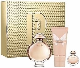 Düfte, Parfümerie und Kosmetik Paco Rabanne Olympea - Duftset (Eau de Parfum 80ml + Körperlotion 100ml + Eau de Parfum Mini 6ml) 