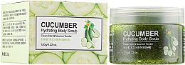 Körperpeeling mit Gurkenextrakt - Bioaqua Cucumber Hydrating Body Scrub — Bild N1