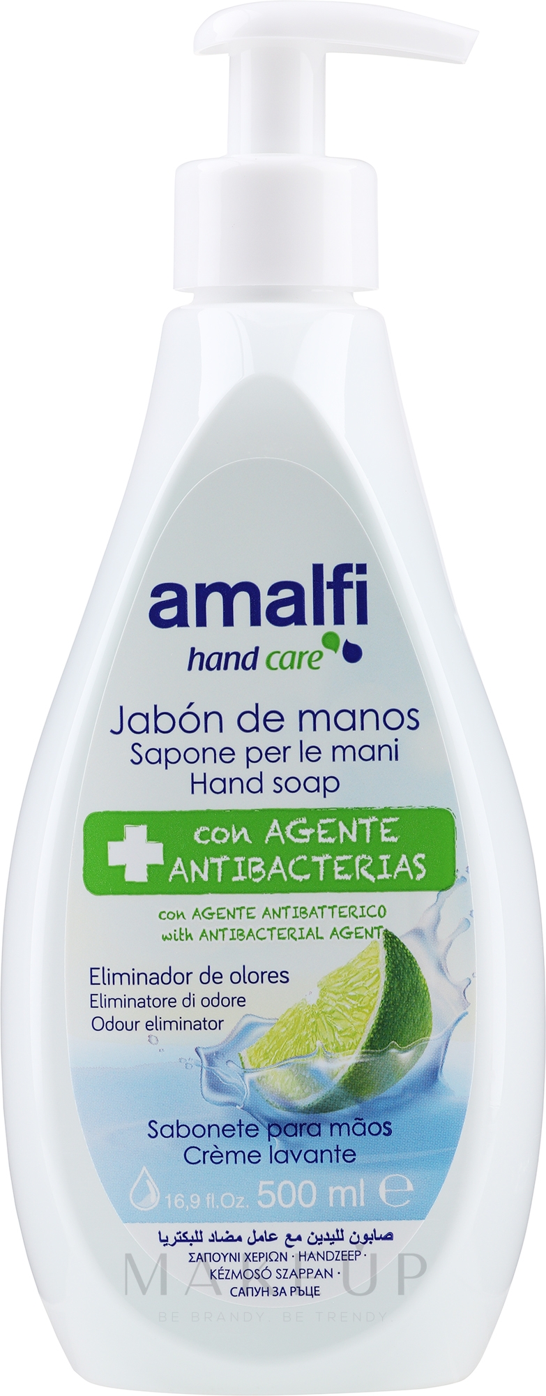 Handcreme-Seife Antibacterial - Amalfi Cream Soap Hand — Bild 500 ml