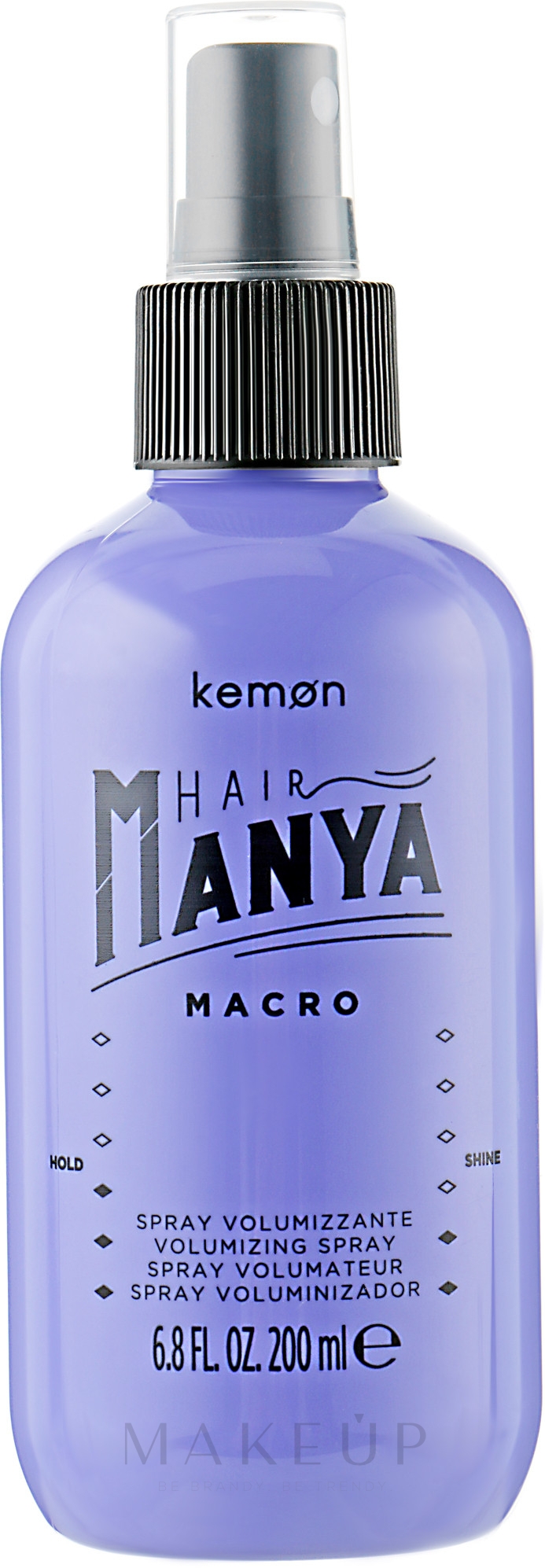 Haarstylingspray für mehr Volumen - Kemon ?Hair Manya Macro — Bild 200 ml